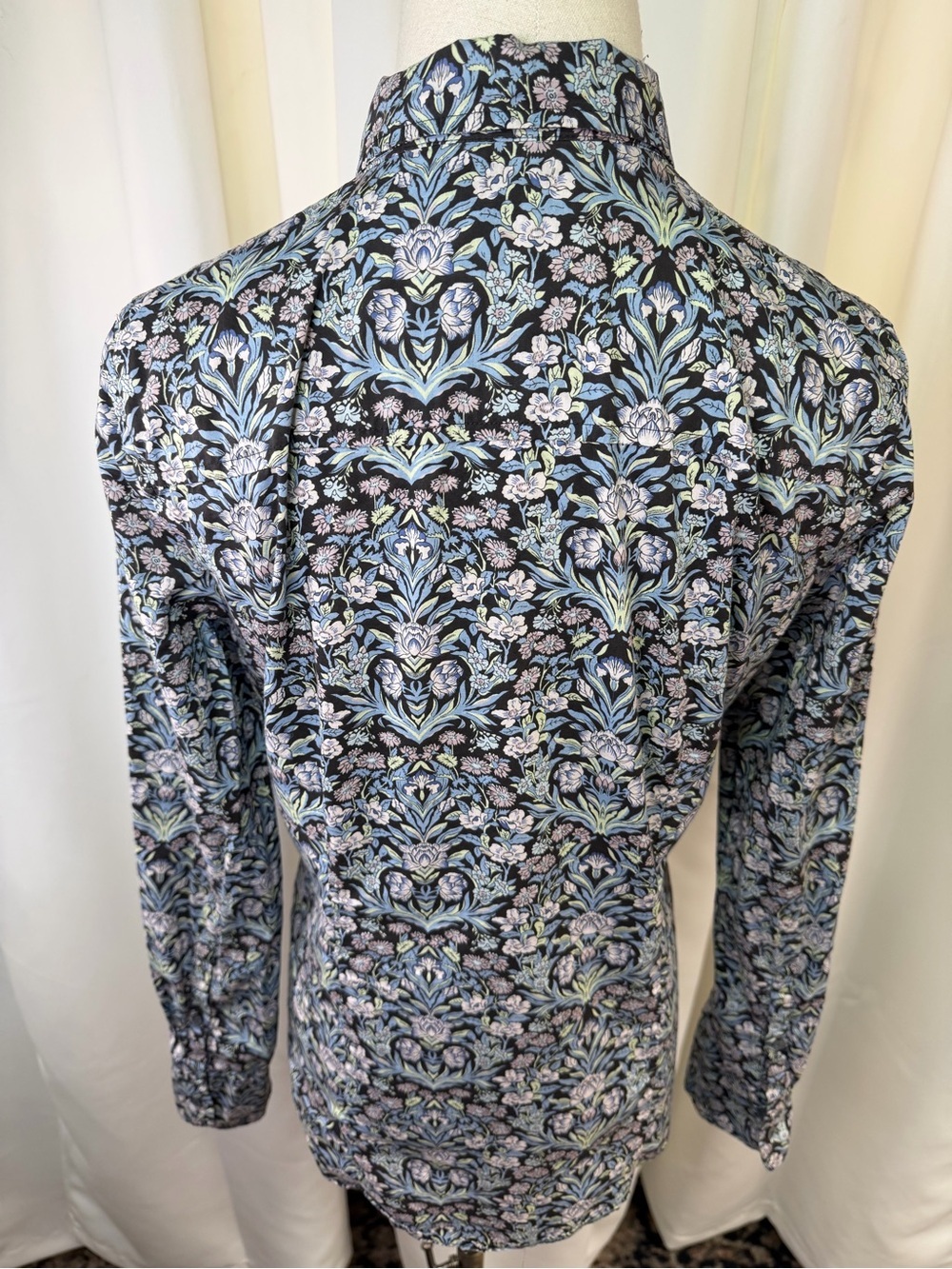 J. Crew x Liberty London Button-Up ‘Perfect Shirt’ in “Junes Meadow Floral” Sz 8 - Picture 11 of 16